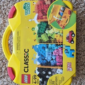 LEGO Classic Creative Suitcase - Yellow and Blue